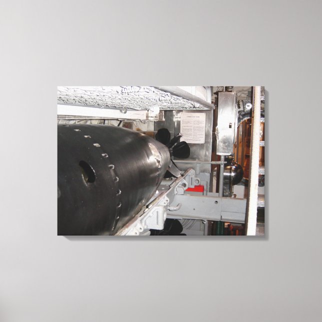 Torpedo room station canvas print (Front)