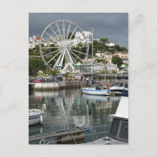 Torquay Ferris Wheel, Devon, England Postcard