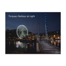 Torquay harbour at night