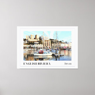 Torquay Marina, English Riviera, Devon Canvas Print