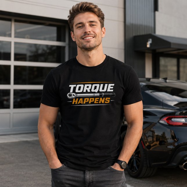 Torque Happens Funny Mechanic Tee (Creator Uploaded)