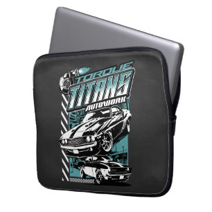 TORQUE TITANS AUTOWORKS - USA LEGEND CARS LAPTOP SLEEVE