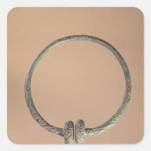 Torque with ternary designs, 5th-4th century BC Square Sticker