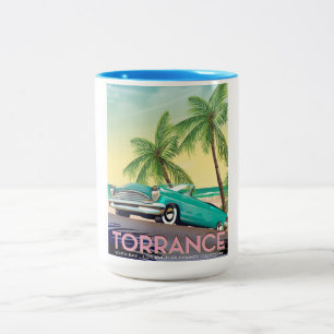 Torrance, California - Los Angeles California Two-Tone Coffee Mug