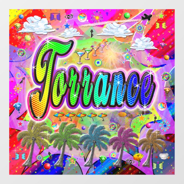 Torrance Vista Express Window Cling (Sheet)