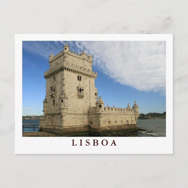 "Torre de Belem, Lisboa" postcard (Front)
