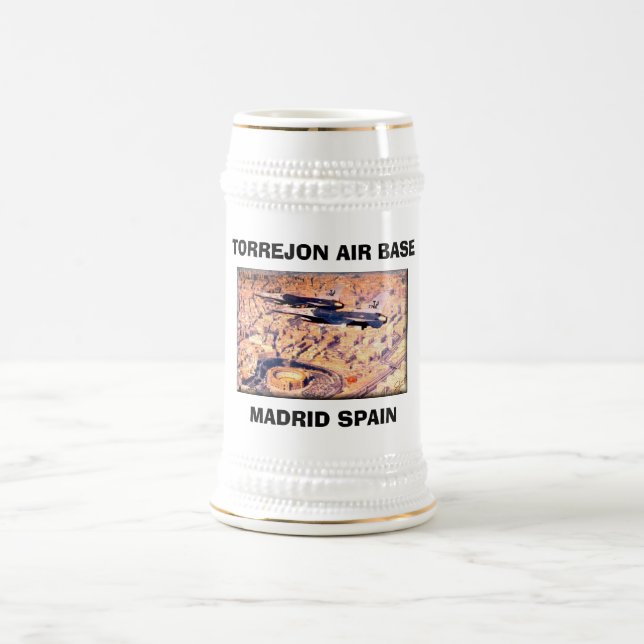 TORREJON AIR BASE, MADRID SPAIN - Customized Beer Stein (Center)