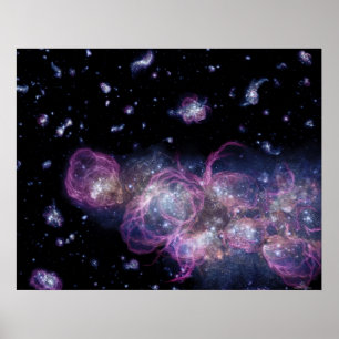 Torrential Firestorm of Star Birth Poster