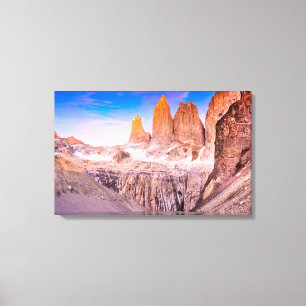 Torres del paine Chile Canvas Print
