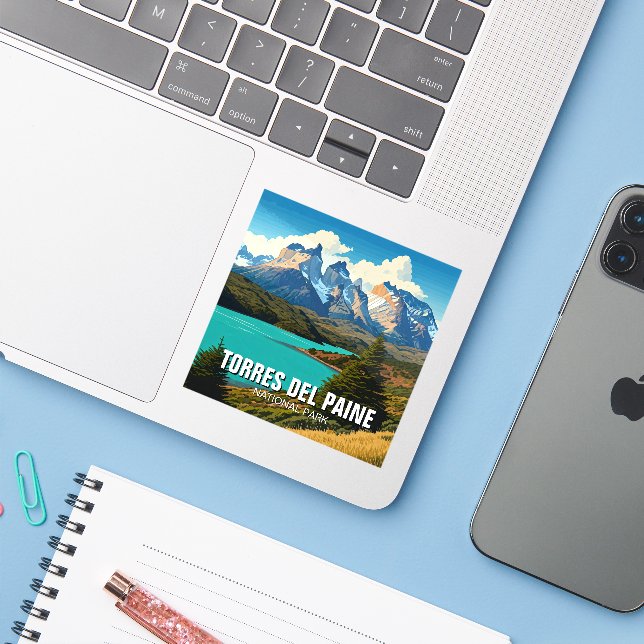 Torres Del Paine National Park Chile (Laptop w/ iPhone)