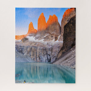Torres Del Paine National Park, Chile. Jigsaw Puzzle