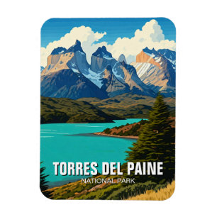 Torres Del Paine National Park Chile Magnet