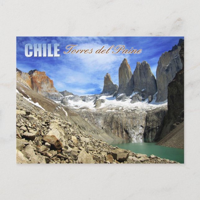 Torres del Paine National Park, Chile Postcard (Front)