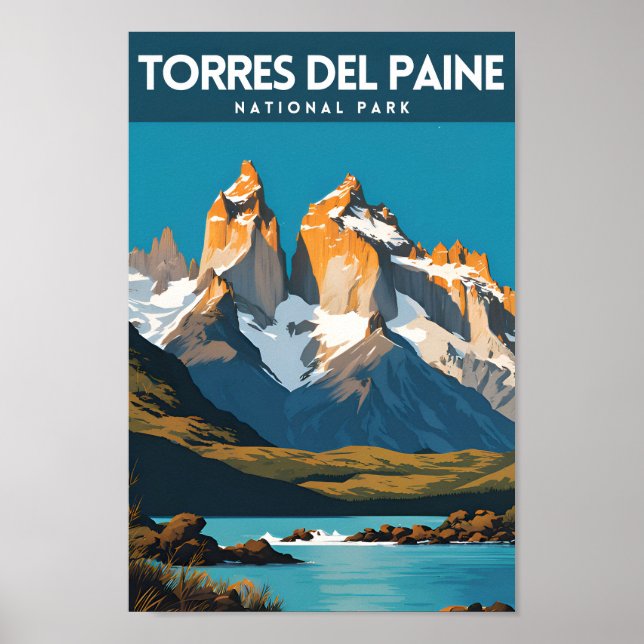 Torres Del Paine National Park Traveller Poster (Front)