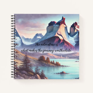 Torres del Paine Park, Chile & Quote	 Notebook