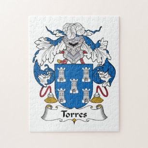 Torres Family Crest Jigsaw Puzzle