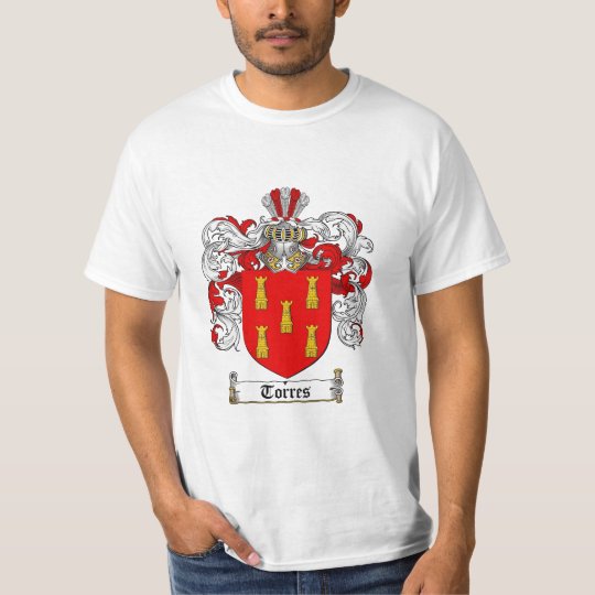 Torres Family Crest - Torres Coat of Arms T-Shirt