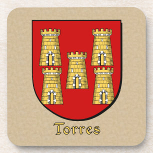 Torres Family Shield Coaster