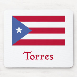 Torres Puerto Rican Flag Mouse Pad