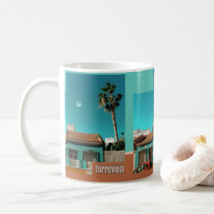 Torrevieja in Orange and Turqoise Coffee Mug