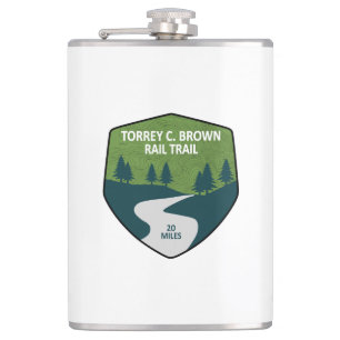 Torrey C. Brown Rail Trail Hip Flask