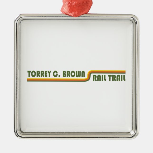 Torrey C. Brown Rail Trail Maryland Metal Ornament (Front)