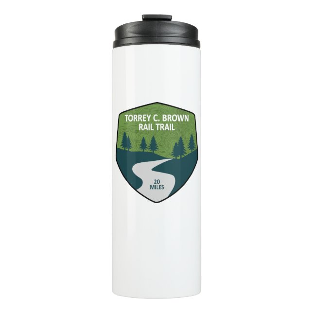 Torrey C. Brown Rail Trail Thermal Tumbler (Front)