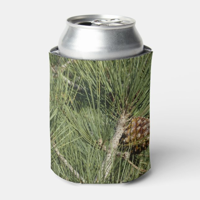 Torrey Pine Closeup California Botanical Can Cooler (Can Front)