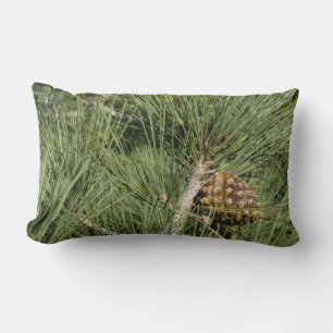 Torrey Pine Closeup California Botanical Lumbar Pillow