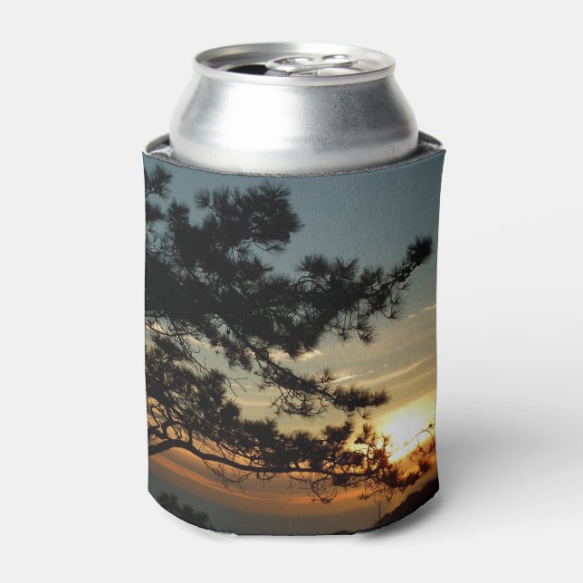 Torrey Pine Sunset I California Landscape Can Cooler (Can Front)