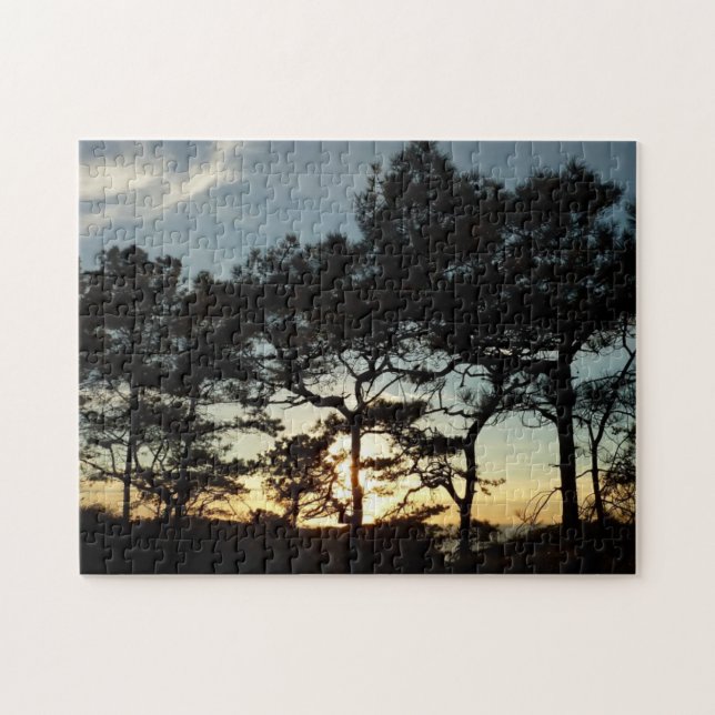 Torrey Pine Sunset II California Landscape Jigsaw Puzzle (Horizontal)