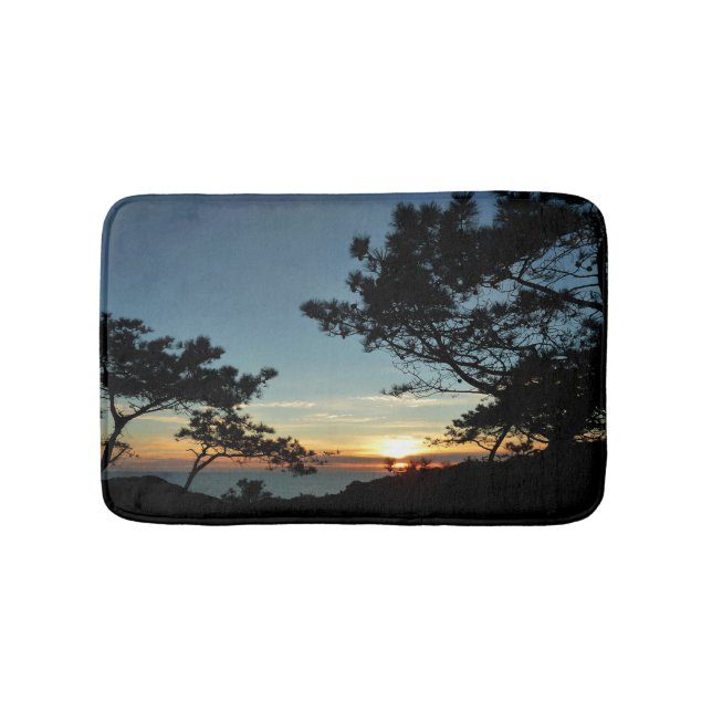 Torrey Pine Sunset III California Landscape Bath Mat (Front)