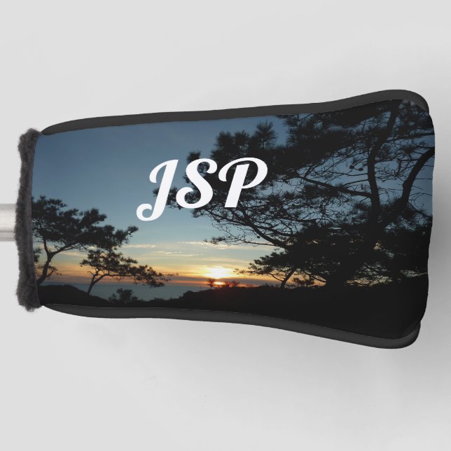 Torrey Pine Sunset III California Landscape Golf Head Cover (Front)