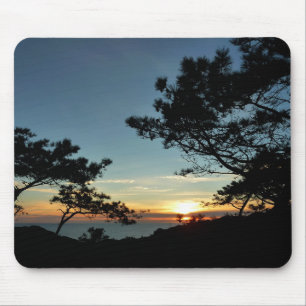 Torrey Pine Sunset III California Landscape Mouse Pad