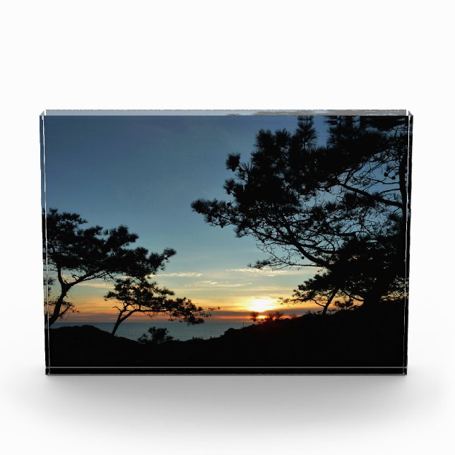 Torrey Pine Sunset III California Landscape Photo Block (Front)