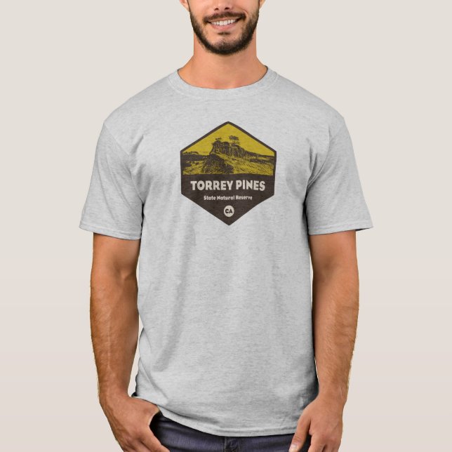 Torrey Pines State Reserve California T-Shirt (Front)