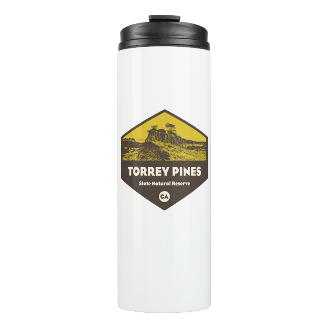 Torrey Pines State Reserve California Thermal Tumbler (Front)