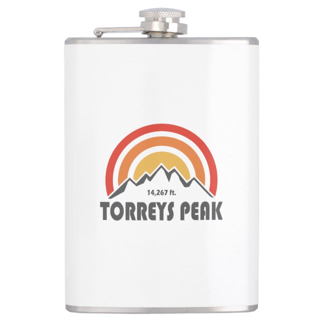 Torreys Peak Hip Flask (Front)