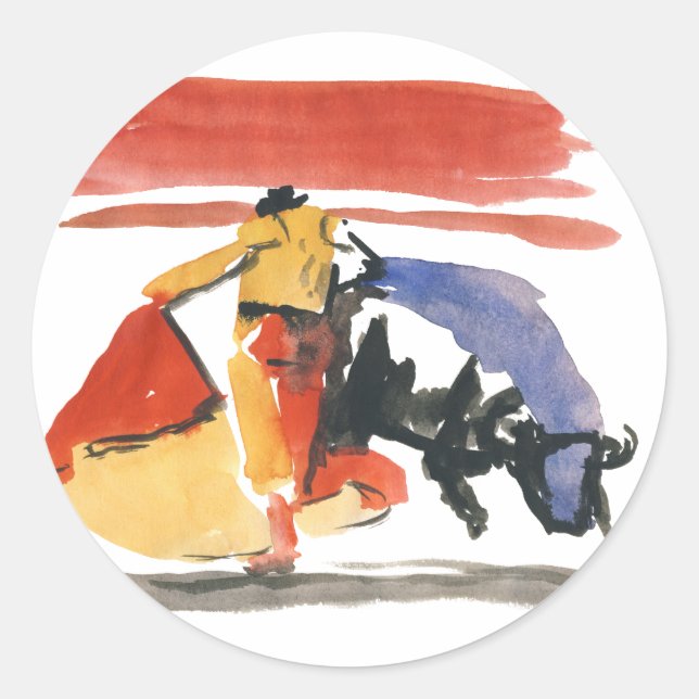 torro & torrero classic round sticker (Front)