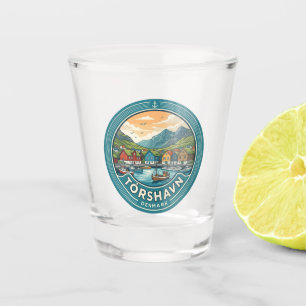 Tórshavn Denmark Shot Glass