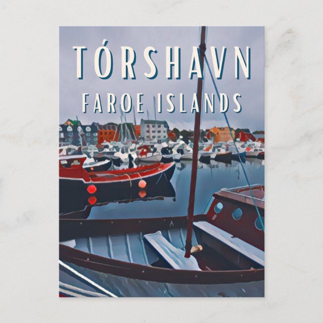 Tórshavn, the city of Viking history Postcard (Front)