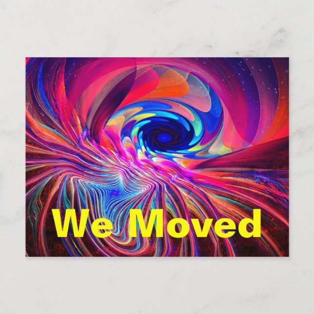 Torsion Wave Announcement Postcard (Front)