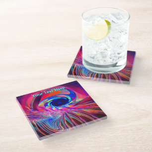 Torsion Wave Glass Coaster