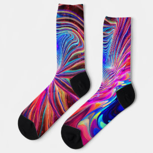 Torsion Wave Socks