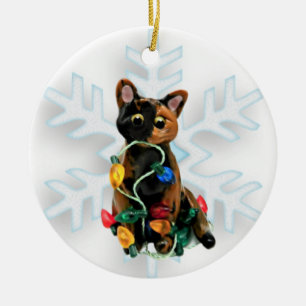 Tortie Cat Tortoiseshell Ornement