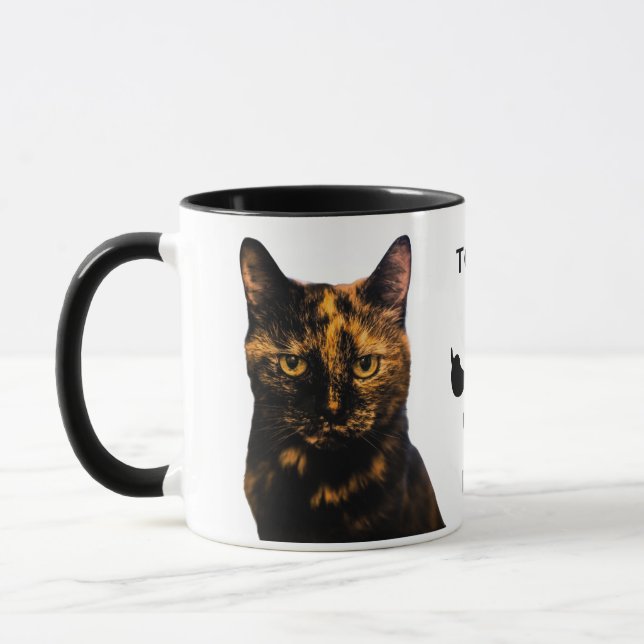 Tortie Love #2 Coffee Mug (Left)
