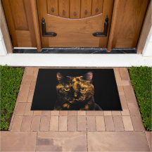 Tortie Love Design #2 Beautiful Tortie Cat Doorma