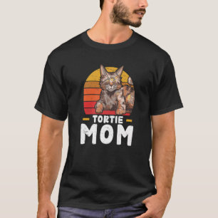 Tortie Mom Awesome Tortoiseshell Cat For A Tortie T-Shirt