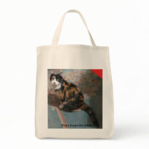 Tortie Tuesday Grocery Tote Bag