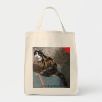 Tortie Tuesday Grocery Tote Bag